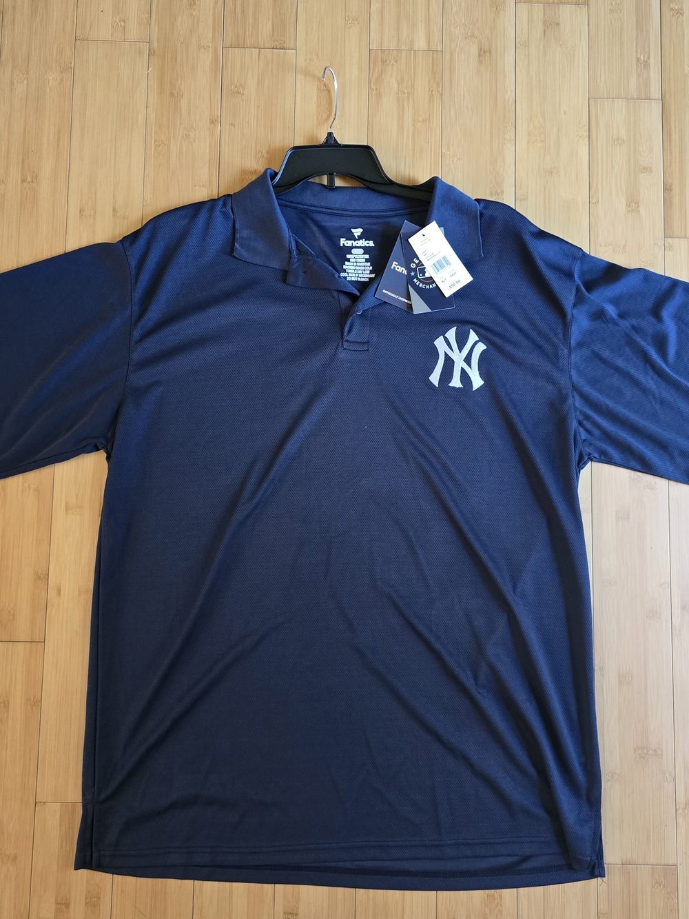 Fanatics Navy New York Yankees Short-Sleeve Polo
